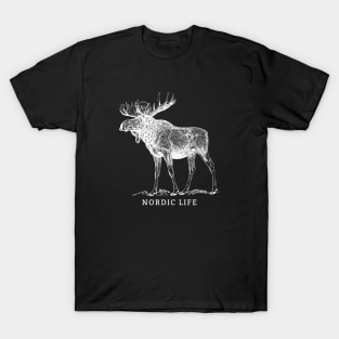 Nordic Life Moose Elk T-Shirt